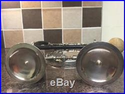 Edwardian Dinner Gong With Springbok Horn Silver Plated Mounts Super Quality