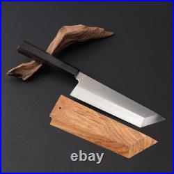 Eel Cutting Knife 6 with Sheath Ebong & Buffalo Horn Handle