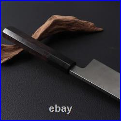 Eel Cutting Knife 6 with Sheath Ebong & Buffalo Horn Handle