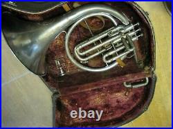 F/eb alto horn mellophone style by Cavalier. Good condition, playable
