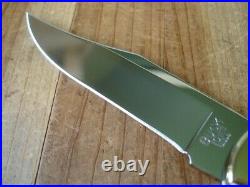 Fixed Blade Buck Knife 110 With Buffalo Handles Custom Joe Houser