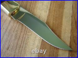 Fixed Blade Buck Knife 110 With Buffalo Handles Custom Joe Houser