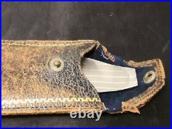 Folding Sterling Silver Shoe Horn/ Lace-up, Button Hook with Rare Carrying Case