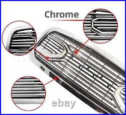 For 2013-2018 Dodge Ram 1500 Big Horn Style Front Grill Chrome WithChrome Shell