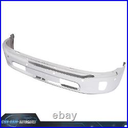 For Ram 1500 2013-2024 Chrome Front Bumper Face Bar With Fog Light Holes CH1002402