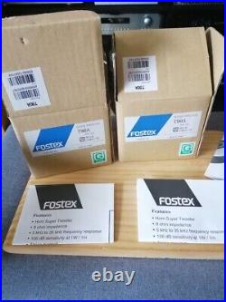 Fostex T90A Pair Horn Super Tweeter 5kHz? 35kHz 8? 106dB with Box Mint Condition