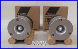 Fostex T96A Horn Super Tweeter Pair Set with Original Box Used ships from Japan