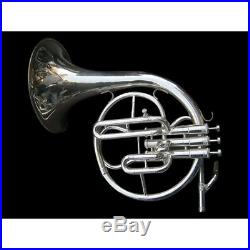 French Horn (mellophone) In Bb Pitch With Extra Slide For F-tune+case+ Free Ship