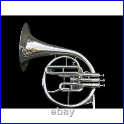 French Horn (mellophone) In Bb Pitch With Extra Slide For F-tune+case+ Free Ship