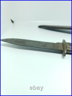 Frontier Stag Horn Trade Knife C 1930s 8 3/4