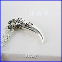 GARDEL Horn Pendant Necklace with Diamond Silver 925 Men's