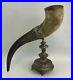German-Drinking-Horn-Austrian-Presentation-with-Silver-Fittings-01-yens