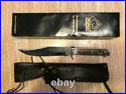 German Puma Collectors Hunting Knife Bowie With Leather Sheath Hand Made