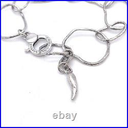 Giovanni Raspini 925 Sterling Bracelet with Horn Charm