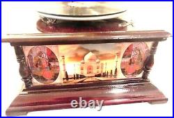 Gramophone Phonograph Silver Palin Horn Tajmahal Sound Box With Needles
