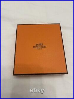 HERMES EARRINGS- Horn And Silver 100% AUTHENTIC WITH ORIGINAL BOX FROM HERMES