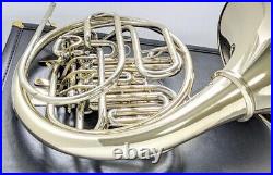 HOLTON SILVER DOUBLE FRENCH HORN H279R F/Bb WITH CASE