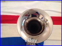 HOLTON T 401 SILVER VINTAGE TRUMPET WITH HARD CASE BACH 7-C Mpc VERY NICE HORN