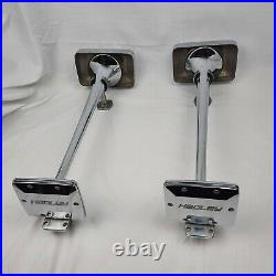 Hadley Products Air Horns with Mounting Brackets- Chrome- FREE SHIPPING