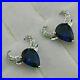 Halloween-Special-Cow-Horn-Stud-Earrings-14K-White-Gold-2-4Ct-Simulated-Sapphire-01-nds