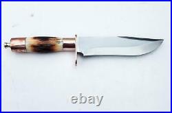 Hand Forged From D2 Tool Steel One of the Best Hunting Bowie Knife With Copper