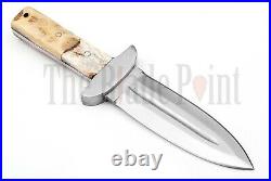 Handmade D2 steel hunting Dagger Knife fixed blade knife with Stag horn Handle
