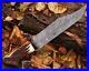 Handmade-Damascus-Hunting-Knife-Stag-Horn-Handle-Knife-With-Sheath-01-rr