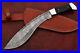 Handmade-Damascus-Steel-Kukri-Knife-with-Bull-Horn-Handle-01-czp