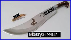 Handmade Quality Bushcraft Machete Pocket Knife Horn Pocket Knife Camping Hunt