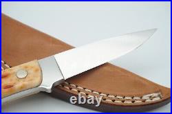 Hattori Knife 845 Brown Horn Vg-10 With Sheath