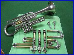 Henri Gautier Cornet Stunning horn With #1 and #2 Mouthpieces Bb A and Case