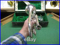 Henri Gautier Cornet Stunning horn With #1 and #2 Mouthpieces Bb A and Case