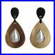 Hermes-teardrop-type-swing-earrings-buffalo-horn-metal-brown-and-silver-with-box-01-brsf
