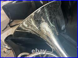 Holton H177 Double French Horn, Silver, With Case And Mouthpiece. USA