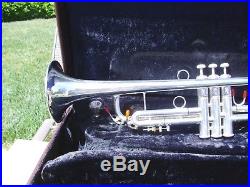 Holton ST-306 MF Horn Professional Trumpet Silver Plated with Hard Case