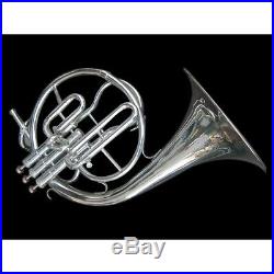 Horn French (mellophone) In Bb Pitch+f Pitch With Extra Slide+case+ Free Ship