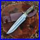 Hunting-Bowie-Knife-Custom-Handmade-Stag-Horn-Handle-With-Leather-Sheath-01-zmq