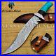 Hunting-knives-Damascus-steel-knife-with-stone-and-horn-handle-01-bfse