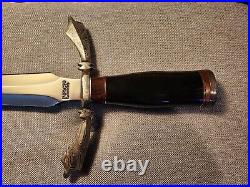 Impact Cutlery 23 Custom D2 Steel Short Sword With Bull Horn Handle New