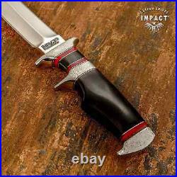 Impact Cutlery Custom Sub Hilted Bowie Knife Bull Horn Handle- 1663