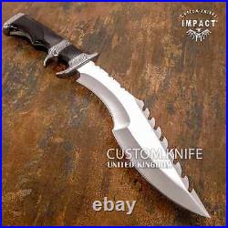 Impact Cutlery Custom Sub Hilted Hunting Bowie Knife Bull Horn Handle- 1814