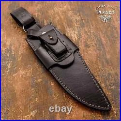 Impact Cutlery Custom Sub Hilted Hunting Bowie Knife Bull Horn Handle- 1814