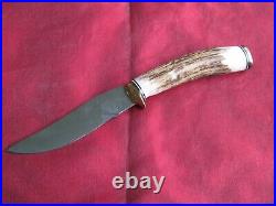 Irvin Campbell IRBI Custom Handmade Trailing Point Hunting Knife