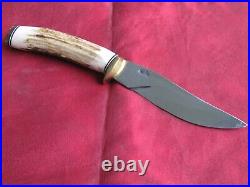 Irvin Campbell IRBI Custom Handmade Trailing Point Hunting Knife