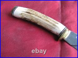 Irvin Campbell IRBI Custom Handmade Trailing Point Hunting Knife