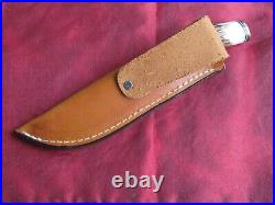 Irvin Campbell IRBI Custom Handmade Trailing Point Hunting Knife