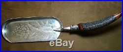 JAMES DIXON & SON 1832 Silver Fine spoon-tray with horn handle