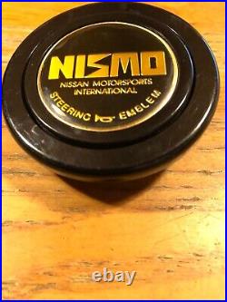 JDM NISMO Horn Button Black with Old Logo BNR32 BCNR33 BNR34 S13 S14 NISSAN Rare