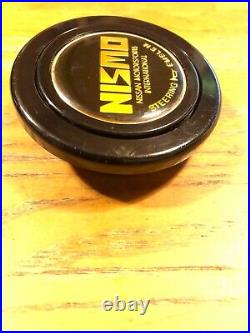 JDM NISMO Horn Button Black with Old Logo BNR32 BCNR33 BNR34 S13 S14 NISSAN Rare