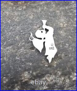 James Avery Retired Angel with Trumpet Horn Pendant or Charm